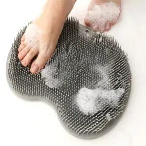 발씻는매트 실리콘 풋브러쉬 발매트 그레이 (WFJPVJP)