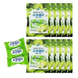 간식 젤리 사과 향긋한 애플 미성식품 젤리(170g)10개