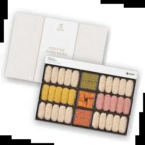 부모님간식 안복자한과 명인4호 찹쌀강정 약과 명절선물 2단세트