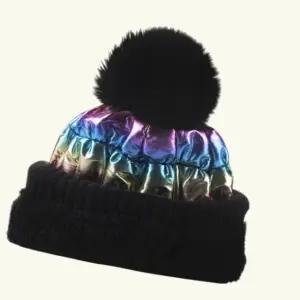 비니 방수 방울 메탈 패딩 보온 모자 방한용 (WFJ52CS)