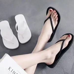 여름 쪼리 슬리퍼 쫄이 플립플랍 기본 스트랩 신발 베이직 (WFJ4ZSG)