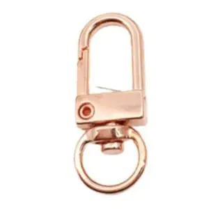 키링부자재 가방고리 D자형 고리 로즈골드 (WFJPVYW)