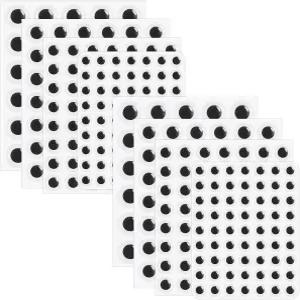 8장 구글리 즈 스티커 공예품용 다양한 작은 사이즈 8mm 10mm 12mm 15mm DIY 공예품 스크랩북 장식용 쉬운