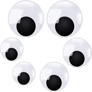 TOAOB 8pcs 거인 구글리 즈 2인치 3인치 4인치 플라스틱 큰 꿈틀거림 눈 DIY 공예 크리스마스 할로윈