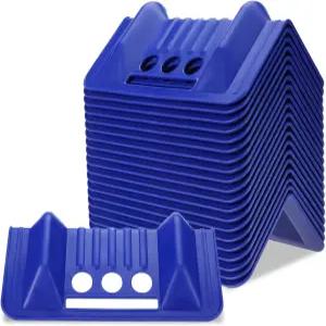 NORJIN 20팩 플랫베드 엣지 프로텍터 헤비 듀티 코너 타이다운 프로텍터는 화물 가장자리를 마모 및