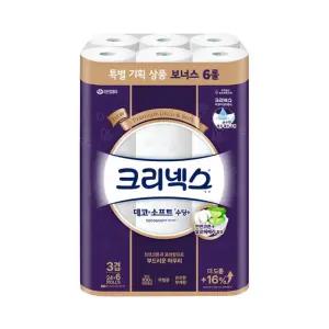[굿야드] 크리넥스 데코앤소프트 수딩플러스 3겹화장지 30롤