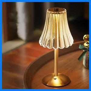 바 터치 테이블 램프 충전식 무선 책상 램프 휴대용 침실 야간 조명 커피 호텔 레스토랑용 LED 장식 조명