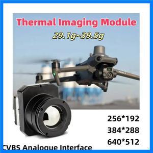 1300m 감지 팬텀 열 모듈 야간 투시경 이미징 256X192 384x288 640x512 FPV Drone 용 아날로그 CVBS 열 카