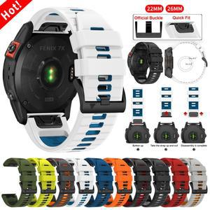 Garmin Fenix7 7X 8 E 6 6X 5 5X/Epix Gen2/tinct/Forerunner 970 스마트 호환 스포츠 스트랩 팔찌 용 22mm