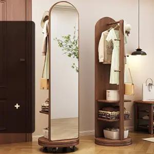 전신거울옷걸이 행거 용 걸이 미러 바퀴 스탠드 일체형