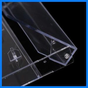 10Pcs 녹음 빈 카세트 케이스 오디오 보관 상자 투명 방진 상자