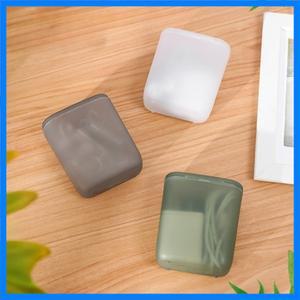 휴대 전화 충전기 케이블 용 뚜껑이있는 휴대용 서랍 보관 상자 이어폰 쥬얼리 주최자 여행 미니 방진 투명