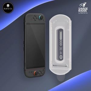 [호환품]Savage Raven by Skull & Co. 닌텐도 호환 Switch 2용 Zero Dust EZ-tall 키트가 포함된 강화 유리