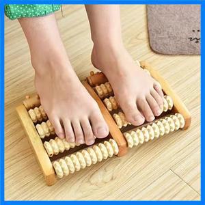단단한 나무 발 마사지 기계 롤러 유형 나무 마사지 발 다리 지압 포인트 마사지 나무 발 치료 마치