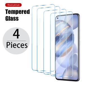 [호환품]명예 10 20 30 라이트 프로 9 9X 8X 8A 9A 8C 9C 용 4PC 투명 강화 유리