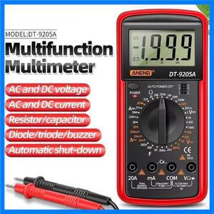 ANENG DT9205A 디지털 멀티미터 AC/DC 트랜지스터 전기 NCV 테스터 미터 전문 아날로그 자동 범위 멀티메트