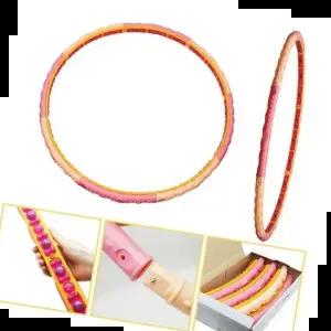 뱃살 돌기형 훌라후프 원터치조립 분해 에어쿠션 1p