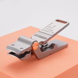 악어 모양의 넓은 턱 손톱깎이 스테인레스 스틸 매니큐어 커터 안티 스플래시 두꺼운 하드 발가락 손톱 가