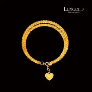 [LUXGOLD]24K 에뚜왈 두줄 팔찌