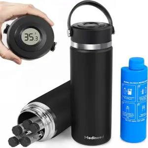 인슐린 쿨러 여행 케이스 Tsa 승인 3-5펜 의약품 온도 디스플레이 재사용 가능한 스팩이 포함된 용품용