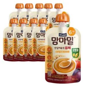 매일 맘마밀 이유식오트밀사과프룬 퓨레 100g 10팩