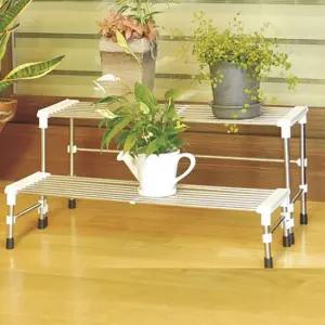 빠띠라인 화분정리대 2단 3017 화분정리대 화분선반 화분보관 화분정리 화분선반대