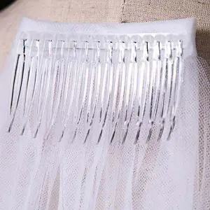 셀프 웨딩 촬영소품 라인 베일 면사포 베일 웨딩