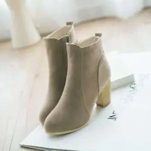 첼시부츠 우드굽 워커힐 3컬러 부티힐 여성 앵클부츠 다우리협력업체02 워커 부츠 워커힐 앵클부츠