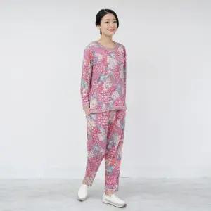 엄마옷 초롱꽃 면 상하세트 홈웨어 1GHJ24491 중년여성 마담 60 70대  빅사이즈 할머니