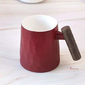 귀여운 집들이선물 와인 답례품 우드손잡이 머그컵ssu150