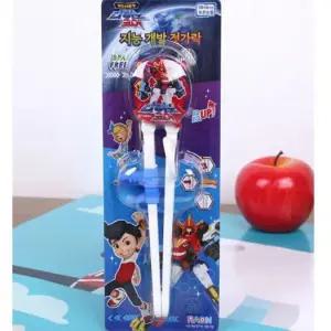 어린이 교정 젓가락 연습 보조용품 다이노코어 캐릭터 1단계