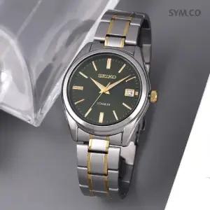 SUR377P1사파이어 클래식 정장 그린 콤비 티타늄 남자 메탈 시계 d