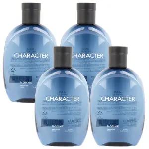 LG생활건강 캐릭터 옴므 리파이닝 스킨 350ml 4개