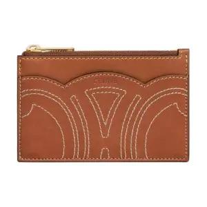 [셀린느] 지퍼 카드 홀더 탄 10P363BFV 04LU