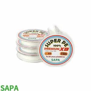 싸파 슈퍼프리미엄X8 P.E합사줄 화이트 150m 6호
