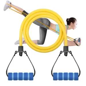 1자형튜빙밴드 홈트운동기구 어깨 스트레칭 근력 전신