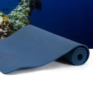 6mm 논슬립 두꺼운 필라테스 홈트 요가 매트 블루 WFIUDOE
