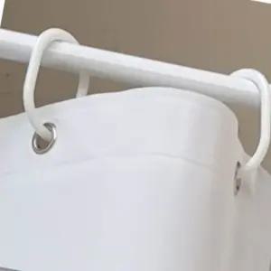 샤워커튼 방수 화이트 공간 분리 커튼 80x180 욕실 가림막 (WFK6AP3)