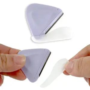 휴대용 미니 눈썹 정리칼 소형 면도기 삼각형 다듬기 칼 (WFJ6V98)