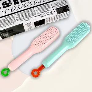 엉킴 방지 헤어브러쉬 원터치 머리카락 정리 브러쉬 헤어 관리 도구 (WFJ6VA5)