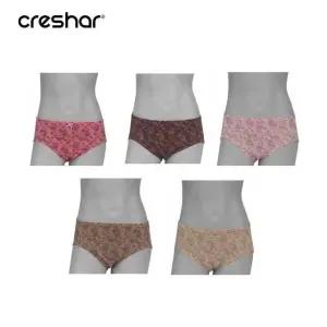 크레샤르 순면 여성 삼각 맥시 팬티 2303 5종세트 (WFK4B5W)