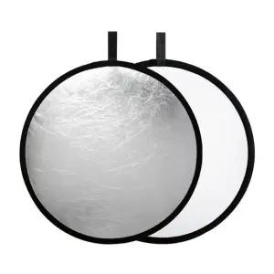 원형반사판 사진조명 56cm 실버 촬영장비 화이트 지름 (WFJR3BA)