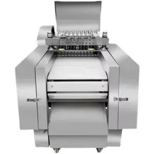 산업용 깍둑 식당 고기절단기 40cm 절단기 컨베이어폭