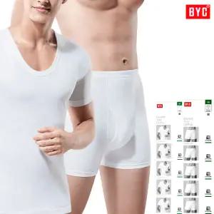 BYC40수반팔런닝5매와 사각골남팬티5매 BYC1903C2213