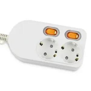개별 스위치 멀티탭 2구 절전형 사무용 전원 멀티 전선 정리기 (WFJ6COC)