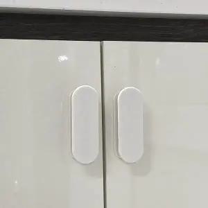 부착식서랍손잡이 붙이는손잡이 수납장부착 집안수납서랍 (WFJ73OW)