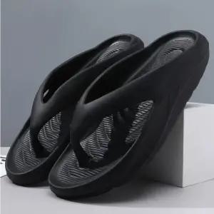 가벼운 남성 슬리퍼 편안한 착용감 세련된 디자인 실내외 (WFJ6CMS)