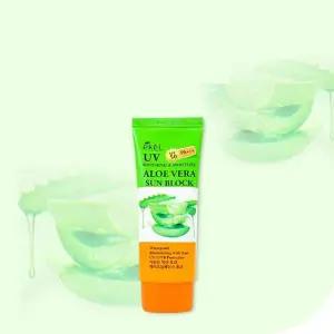 EKEL 수딩앤모이스쳐 알로에 베라 선크림 70ml
