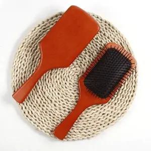 나무빗 머릿결 모발 케어 소프트 두피브러시 대형 (WFJ73XD)