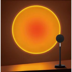 츠레이 선셋 램프 프로젝터, 180도 회전 태양 투사 조명 LED 야간 바닥 램프(USB 포트 포함), 사진 파티 침실 장식용 램프, 여성을 위한 크리스마스 선물